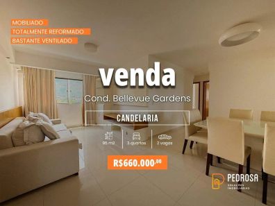 Apartamento com 3 Quartos à venda, 95m² no Lagoa Nova, Natal