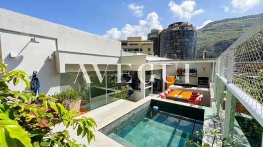 Cobertura com 3 Quartos para venda ou aluguel, 175m² no Lagoa, Rio de Janeiro