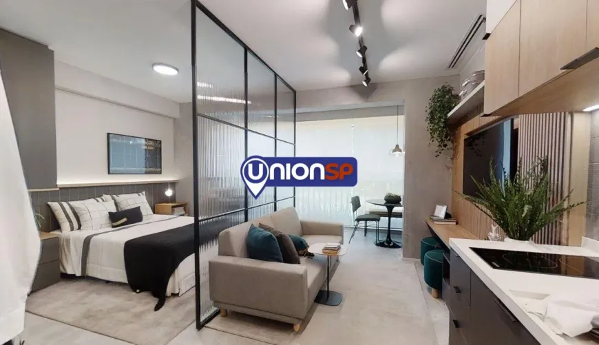 Foto do imóvel - Studio para comprar com 37 m², 1 quarto, 1 banheiro