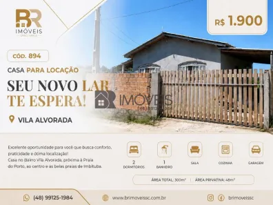 Casa com 2 Quartos para alugar, 48m² no Imbituba, Imbituba