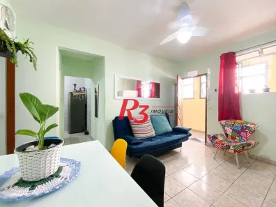 Apartamento com 1 Quarto à venda, 51m² no Gonzaga, Santos