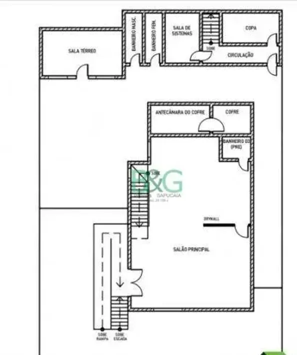 Foto do imóvel - Galpão/Depósito/Armazém para alugar com 450 m², 5 banheiros e 30 vagas na garagem próximo ao.