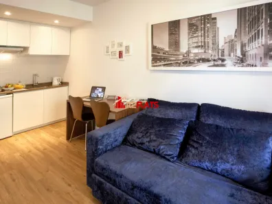 Flat com 1 Quarto para alugar, 35m² no Itaim Bibi, São Paulo