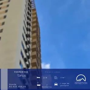 Apartamento com 2 Quartos à venda, 77m² no Nova Parnamirim, Parnamirim