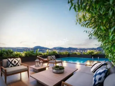 Studio com 1 Quarto à venda, 32m² no Encruzilhada, Santos