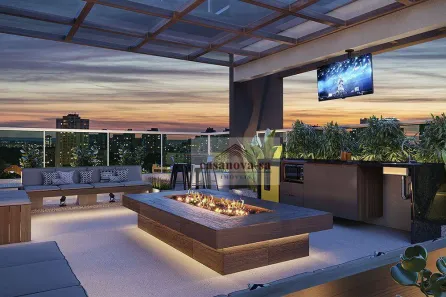 Studio com 1 Quarto à venda, 29m² no Jardim, Santo André