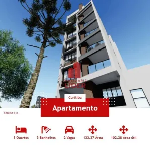 Apartamento com 3 Quartos à venda, 102m² no Boa Vista, Curitiba