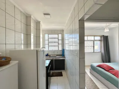 Apartamento com 1 Quarto à venda, 27m² no Centro, São Vicente