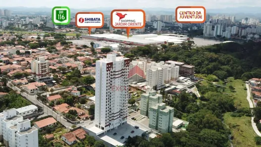 Apartamento com 2 Quartos para venda ou aluguel, 63m² no Loteamento Chácaras Takitani, São José dos Campos