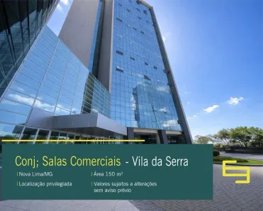 Conjunto Comercial / Sala à venda, 150m² no Vila da Serra, Nova Lima