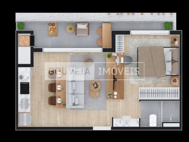 Temple Batel - Apartamento com 1 Dormitório, 34,7 à 47,7 à partir de R$646.710 - foto 40