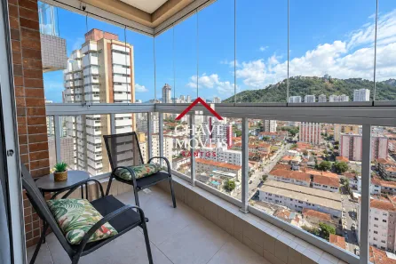 Studio com 1 Quarto à venda, 44m² no Campo Grande, Santos