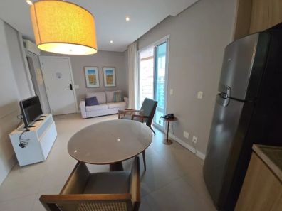 Apartamento com 1 Quarto para venda ou aluguel, 57m² no Pompéia, Santos