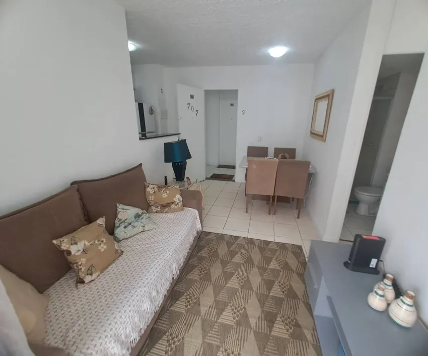 Foto do imóvel - Apartamento para alugar com 50 m², 2 quartos, 1 banheiro, 1 vaga