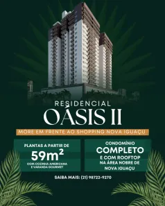 Apartamento com 2 Quartos à venda, 59m² no da Luz, Nova Iguaçu