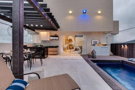 Cobertura com 3 Quartos para venda ou aluguel, 350m² no Gonzaga, Santos