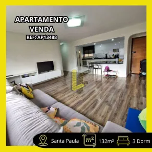 Apartamento com 3 Quartos à venda, 132m² no Santa Paula, São Caetano do Sul