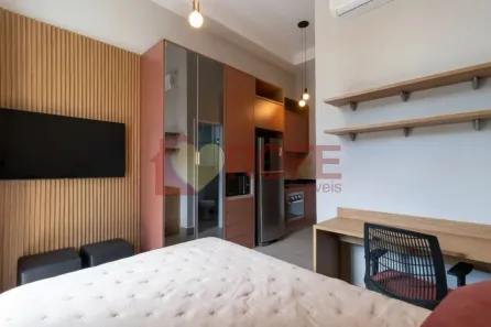 Studio com 1 Quarto para alugar, 27m² no Moema, São Paulo