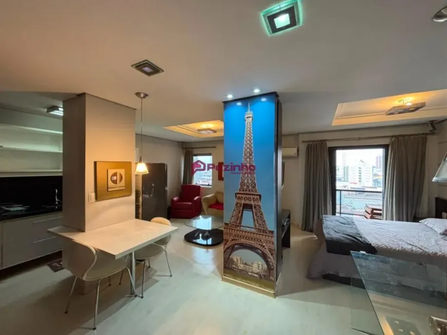 Foto do imóvel - Apartamento para alugar com 1 quarto, 1 suíte, 86 m² e piscina no condomínio em