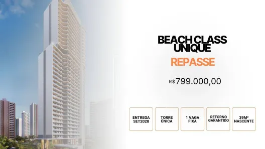 Apartamento com 1 Quarto à venda, 39m² no Meireles, Fortaleza