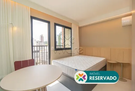 Studio com 1 Quarto para alugar, 24m² no Centro, Curitiba