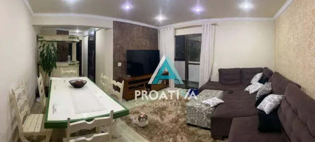 Apartamento com 3 Quartos à venda, 110m² no Vila Valparaíso, Santo André