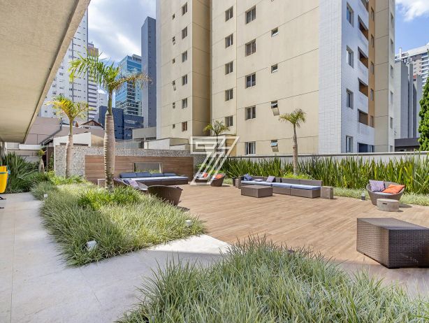 FLAT (com quarto separado) mobiliado e decorado, andar alto, face oeste, Batel, com 36m² privativos! - foto 24