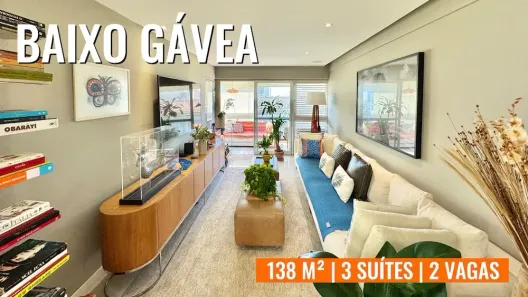 Apartamento com 3 Quartos à venda, 138m² no Gávea, Rio de Janeiro