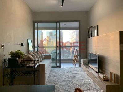 Apartamento com 1 Quarto para venda ou aluguel, 55m² no Santo Amaro, São Paulo