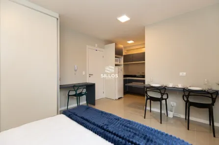 Studio com 1 Quarto para alugar, 25m² no Centro, Curitiba