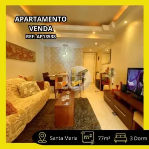 Apartamento com 3 Quartos à venda, 77m² no Santa Maria, São Caetano do Sul