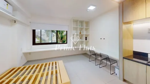 Flat com 1 Quarto para alugar, 26m² no Indianópolis, São Paulo