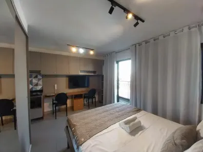 Studio com 1 Quarto para alugar, 26m² no Indianópolis, São Paulo