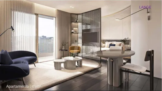 Studio com 1 Quarto à venda, 34m² no Batel, Curitiba
