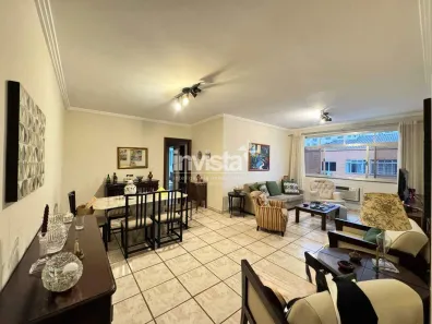 Apartamento com 3 Quartos à venda, 124m² no Gonzaga, Santos