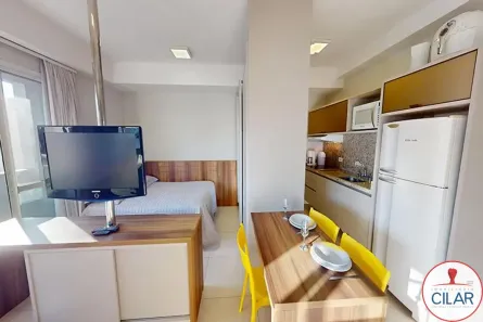 Studio com 1 Quarto para alugar, 33m² no Centro, Curitiba