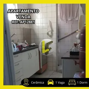 Apartamento com 1 Quarto à venda, 48m² no Cerâmica, São Caetano do Sul