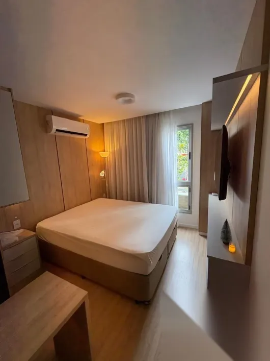 Foto do imóvel - Apartamento para alugar com 27 m², 1 quarto, 1 banheiro, 1 vaga