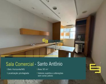 Conjunto Comercial / Sala à venda, 30m² no Santo Antônio, Belo Horizonte