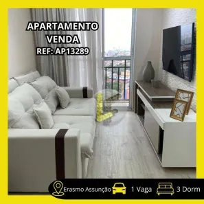 Apartamento com 3 Quartos à venda, 60m² no Parque Erasmo Assunção, Santo André