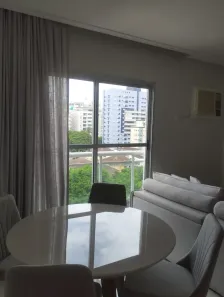 Apartamento com 2 Quartos para alugar, 64m² no Ponta da Praia, Santos