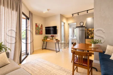 Flat com 1 Quarto para alugar, 42m² no Indianópolis, São Paulo