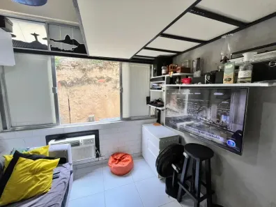 Apartamento com 1 Quarto para venda ou aluguel, 28m² no Santa Teresa, Rio de Janeiro