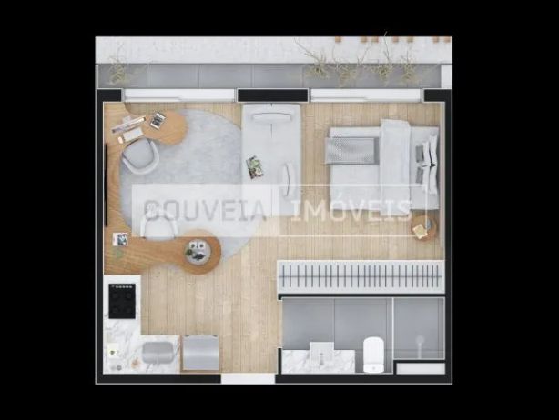 Temple Batel - Apartamento com 1 Dormitório, 34,7 à 47,7 à partir de R$646.710 - foto 33