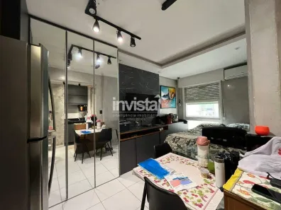 Kitnet com 1 Quarto à venda, 21m² no Aparecida, Santos