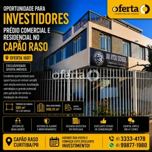 Prédio/Edifício Inteiro com 4 Quartos à venda, 606m² no Capão Raso, Curitiba