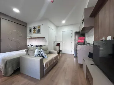 Flat com 1 Quarto para alugar, 30m² no Indianópolis, São Paulo