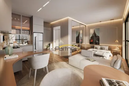 Studio com 1 Quarto à venda, 35m² no Bigorrilho, Curitiba