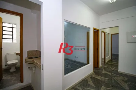 Conjunto Comercial / Sala para venda ou aluguel, 47m² no Centro, Santos