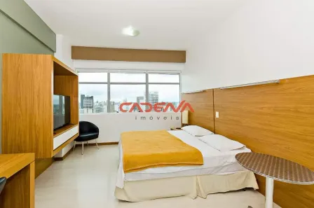 Studio com 1 Quarto para alugar, 29m² no Centro, Curitiba
